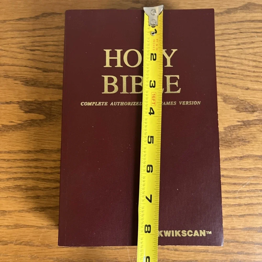 Kwikscan Holy Bible: Complete Authorized King James Version 1987